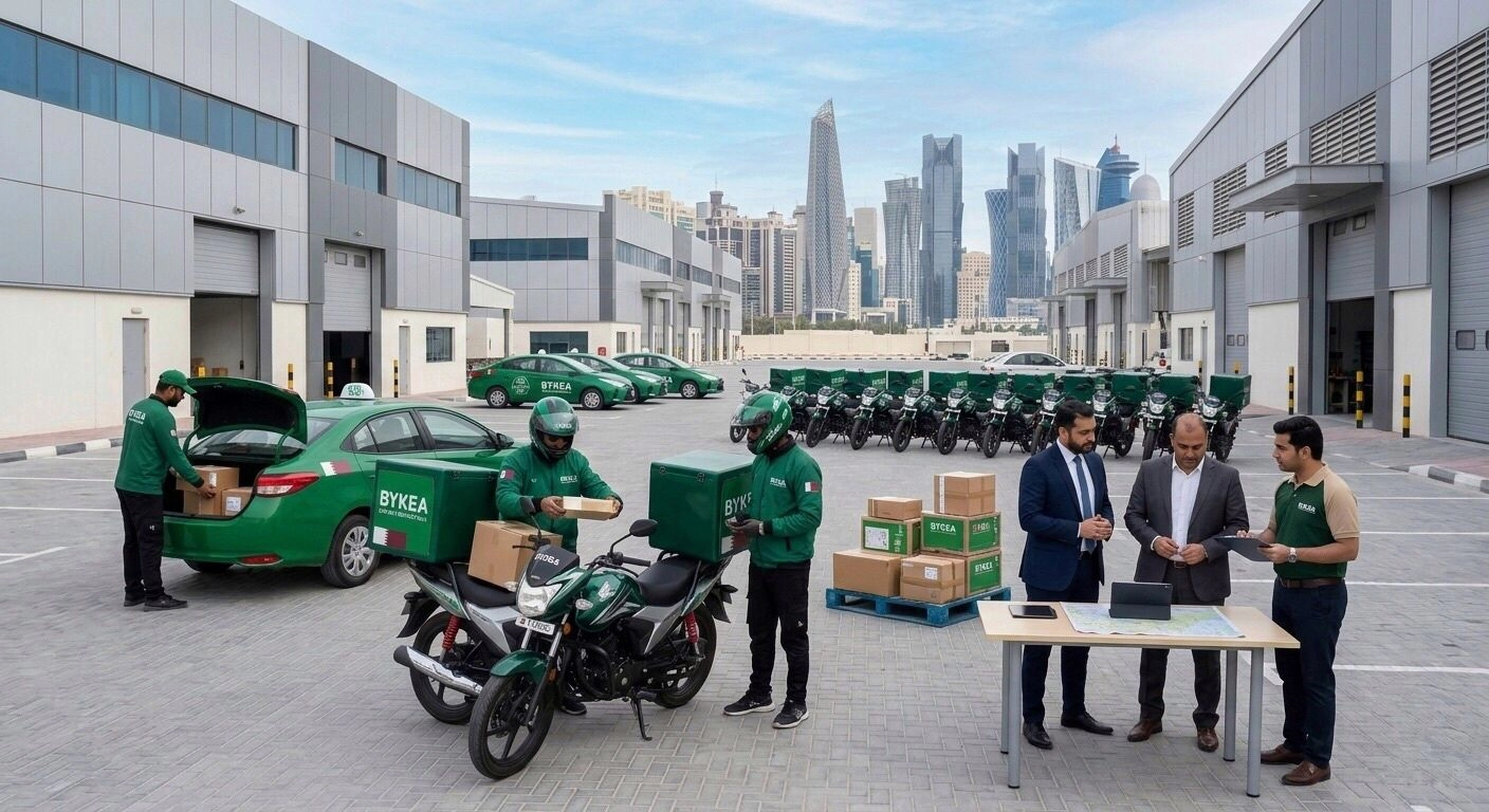 Behind Bykea Delivery Services